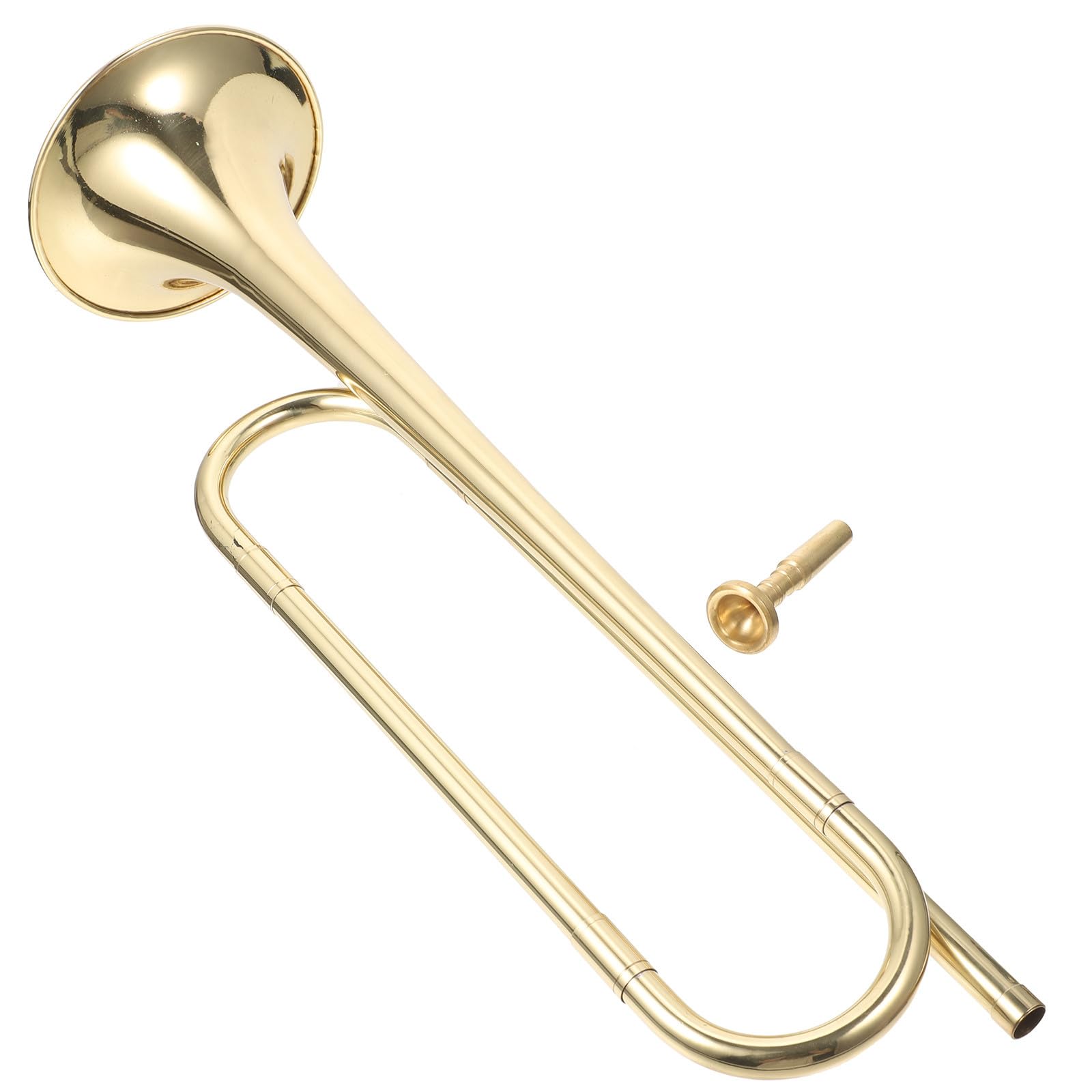 Tromba per Studenti Design Creativo e Decorazione Artistica Strumento Musicale in Ottone Dorato in Si Bemolle per Banda e Palcoscenico