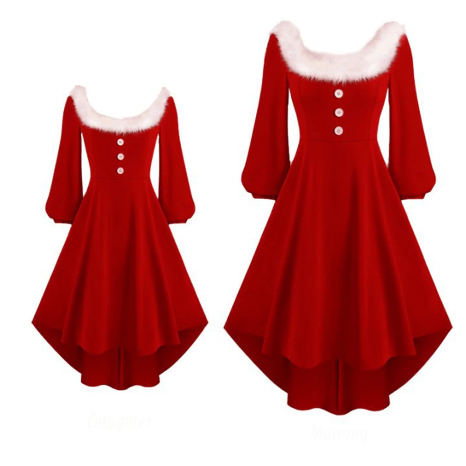 Robe de Noël pour femme longue anti-froid pour une soirée chic réussie