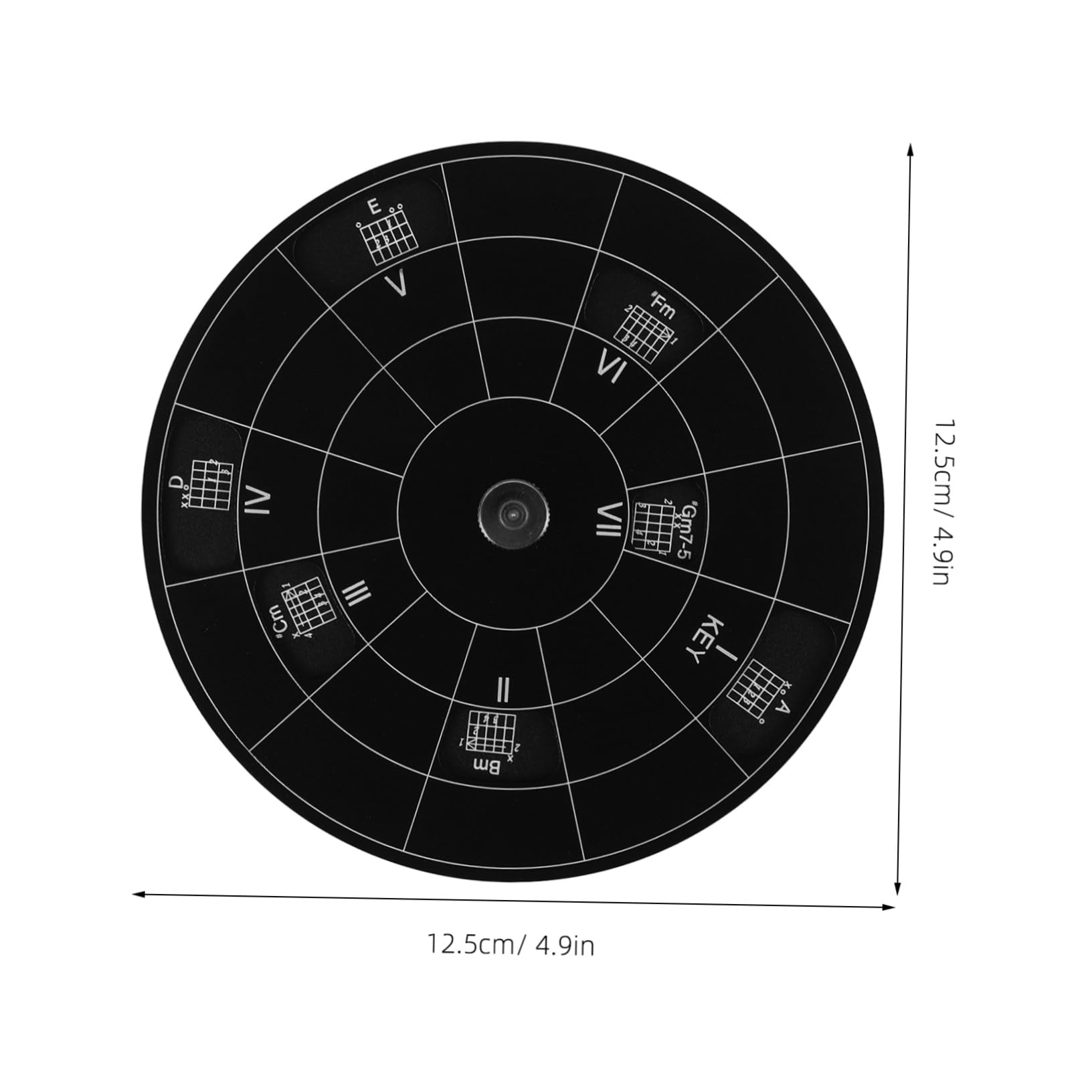 ibasenice 3stücke Guitar Chord Wheel Aus Aluminiumlegierung Musikalisches Hilfsmittel Zur Harmonielehre Leicht Und Langlebig Für Gitarrenanfänger Und Liebhaber
