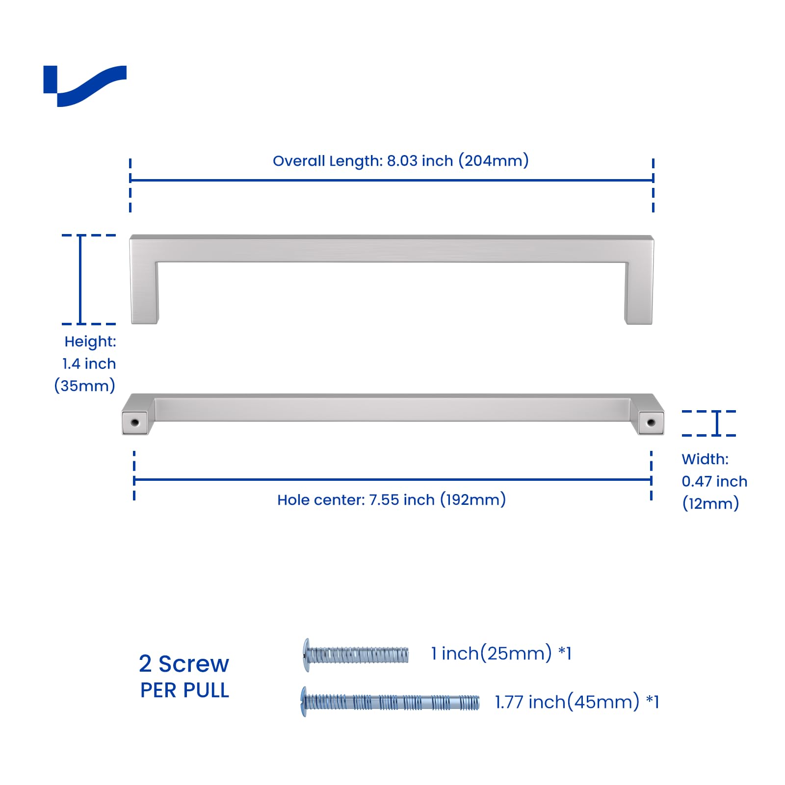 LONTAN 30 Pieza Tiradores Cocina 192mm Tiradores Armarios Tiradores Para Cajones Tiradores Cajones Tiradores Muebles Tiradores De Acero Inoxidable Tiradores Puertas Armarios Tiradores Puertas Cocina