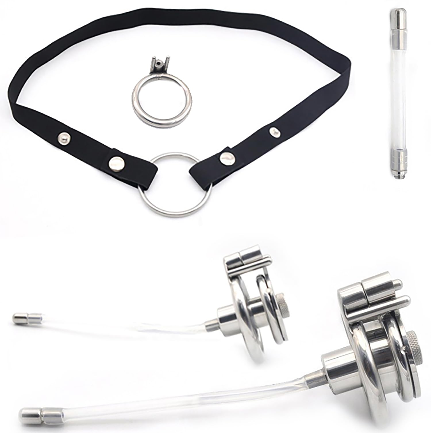Llave de Acero Inoxidable Tipo Negativo Tadpole Lock Jaula de Entrenamiento de Béisbol