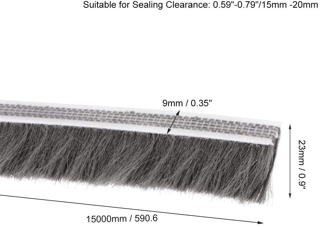 MACHSWON Brush Weather Stripping, 15M / 49.21Ft - Image 2