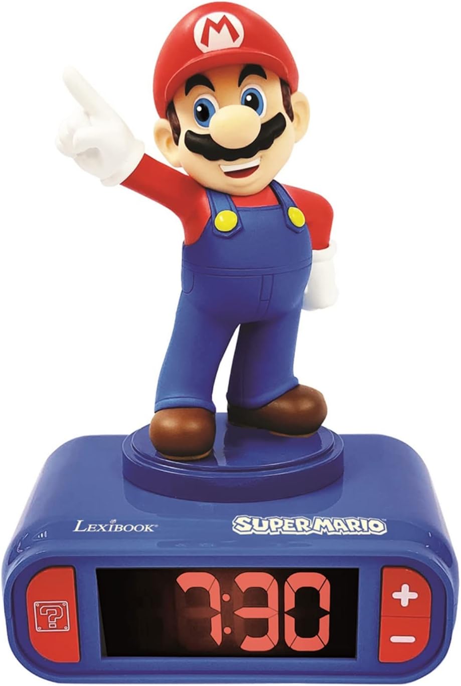 Super Mario スーパーマリオ マリオ グッズ めざまし時計 こども 円高還元 人気 キャラクター 並行輸入品 デジタル 目覚まし時計
