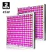 Produktbild (2-PACK )Pflanzenleuchte Pflanzenlampe XJLED 45W 225 LEDs Rot&Blau Wachstumslampe Pflanzenlicht Innengarten wachsen Licht Hängeleuchte für Zimmerpflanzen Blumen und Gemüse (2-PACK 45W 225 LEDs)