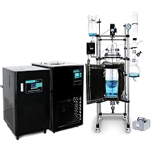 USA Lab 100L Single Jacketed Glass Reactor Turnkey System Optional ETL, Explosion Proof & Pneumatic Mixers - USAlab