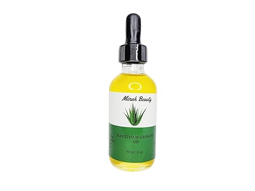 Aceite natural para el crecimiento del cabello, enriquecido con aloe vera, jojoba, aguacate, aceites de coco y romero, adecuado para todas las