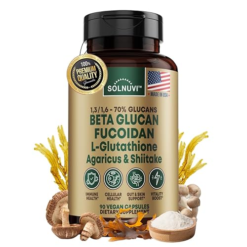 Beta Glucan & Fucoidan Brown Seaweed Extract - L Glutathione,