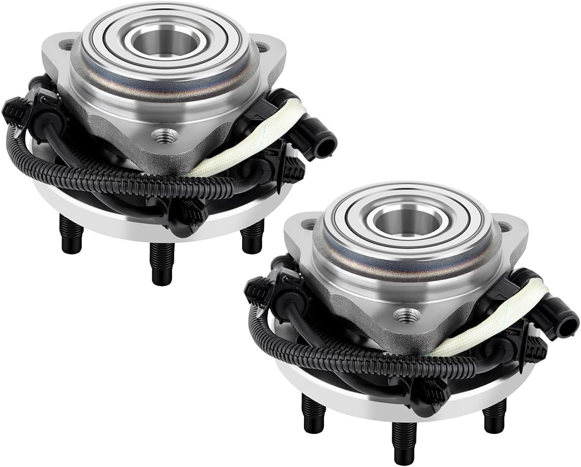 ECCPP 515052 Set Of 2 New Front Wheel Hub Bearing Assembly 4WD 4X4 w/ABS Driver or Passenger Side