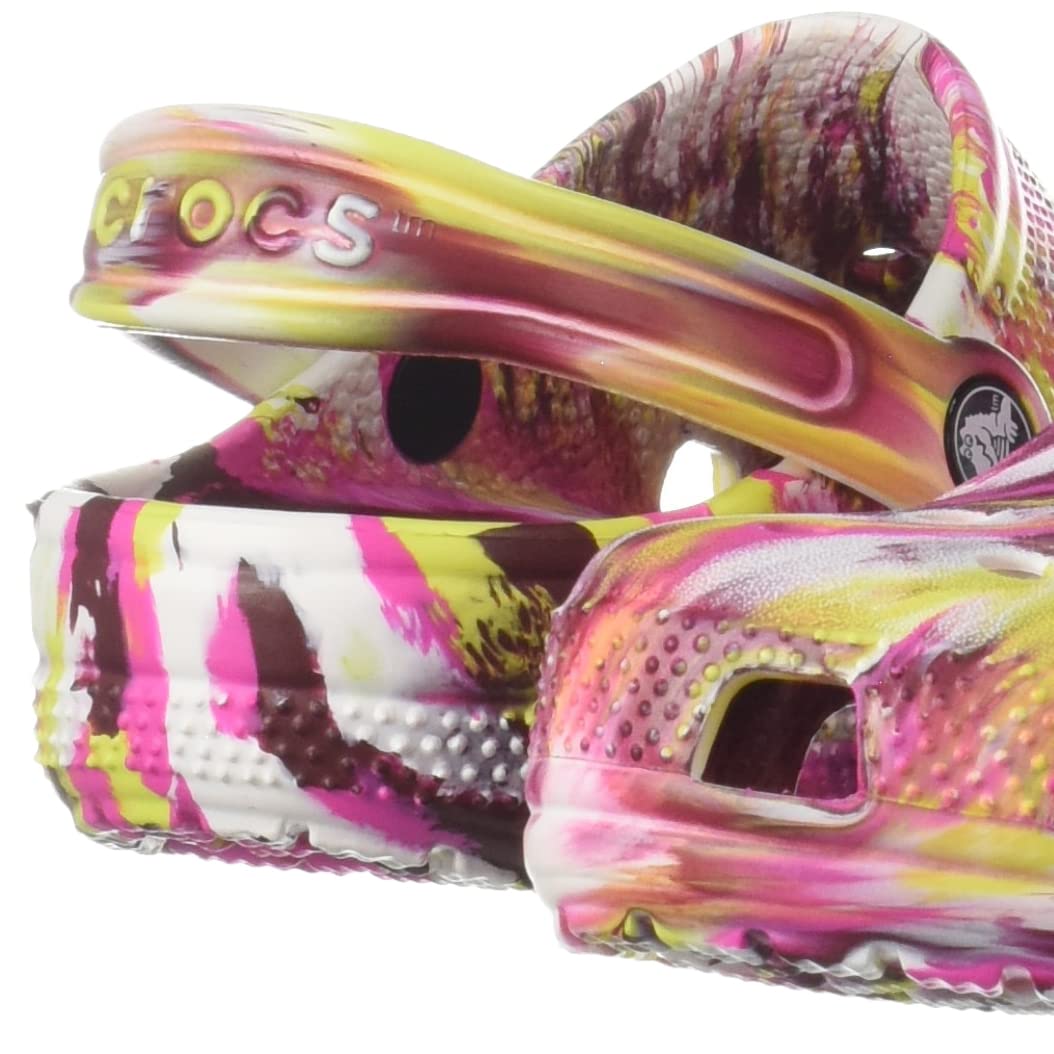 Buy crocs Unisex Adult Electric Pink/Multi Classic Clogs 2068676RW