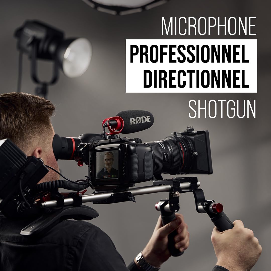 RØDE VideoMicro II Micro-canon ultra-compact sur caméra pour enregistrement audio de haute qualité avec un appareil photo ou un appareil mobile