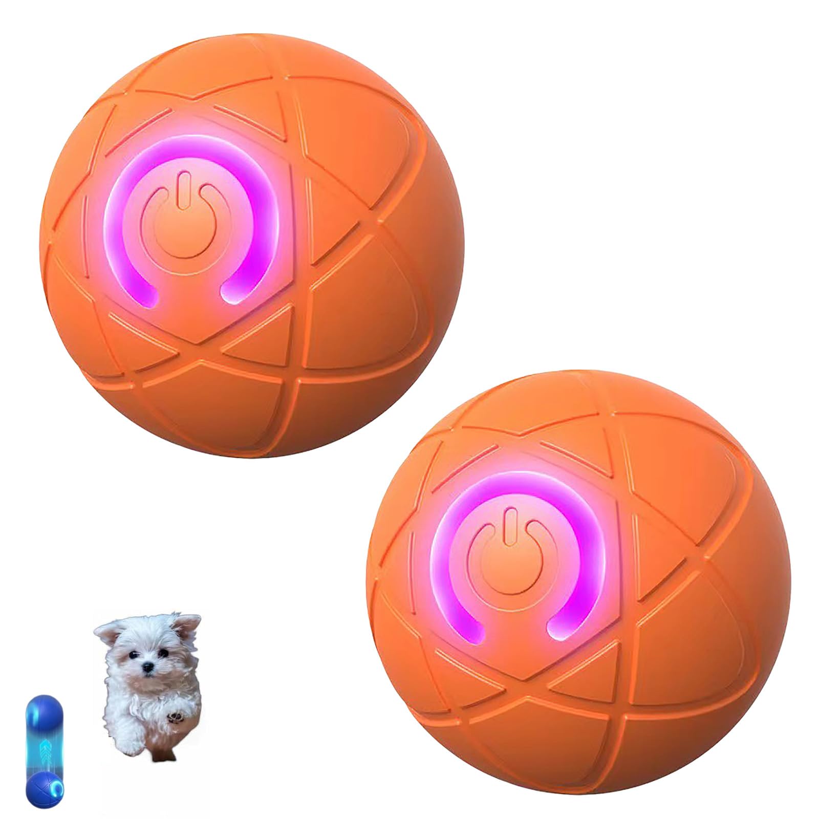 Smart Jumping Ball for Dogs, Shaking Dog Ball, Vibrating Dog Ball, Vibrating Ball for Dogs, Interactive Dog Ball, Automatic Moving Dog Toy Ball,