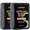 African Black Soap Anti-Rebel Beauty Moisturizing Natural Bath Body Treatment Skin Care Whitening Soap Deep Cleaning Soap For Women Natural Soap