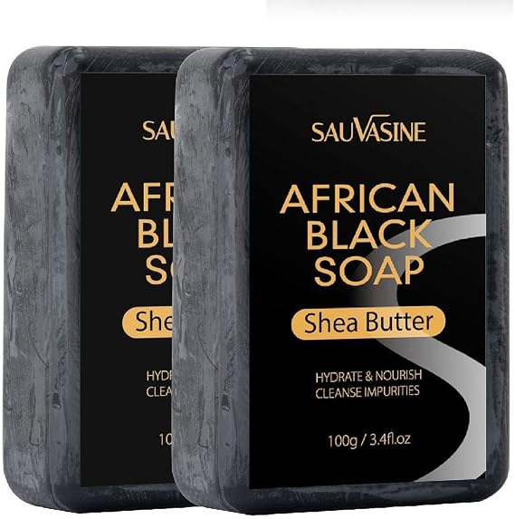 African Black Soap Anti-Rebel Beauty Moisturizing Natural Bath Body Treatment Skin Care Whitening Soap Deep Cleansing Soap Natural Soap for Women
