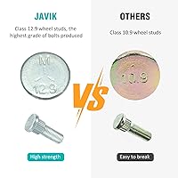 Vista 4 de 4 pernos de rueda 7515513 delantero/medio compatibles con Polaris Ranger Sportsman Magnum Outlaw Trail Blazer Trail Boss Predator Scrambler ATP