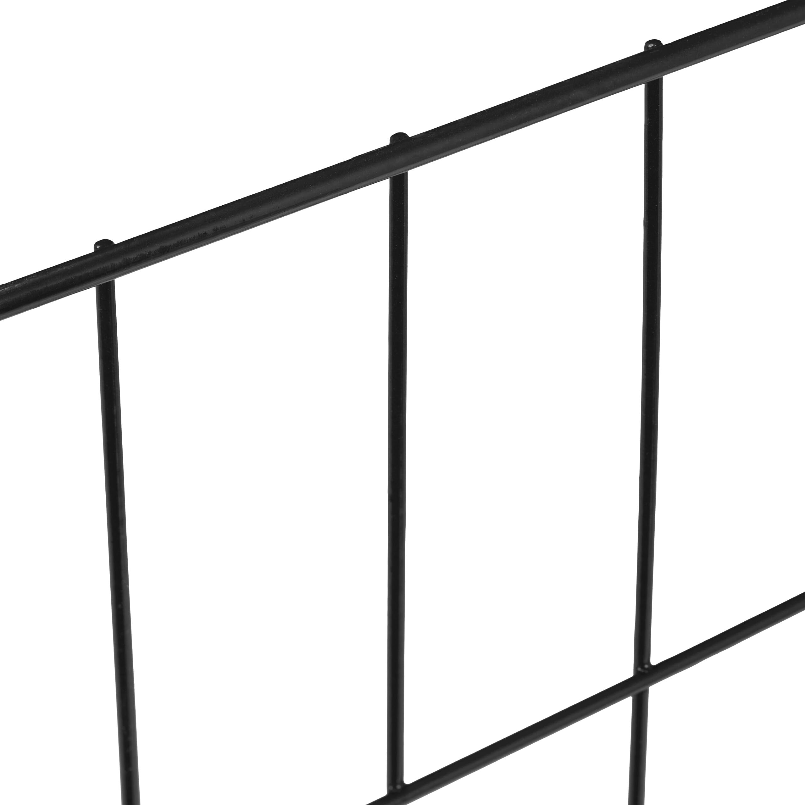 Relaxdays Komposter Metall, 3er Set, Biokomposter Garten, HBT: 70 x 90 x 90 cm, 560 Liter, Drahtkomposter Stahl, schwarz