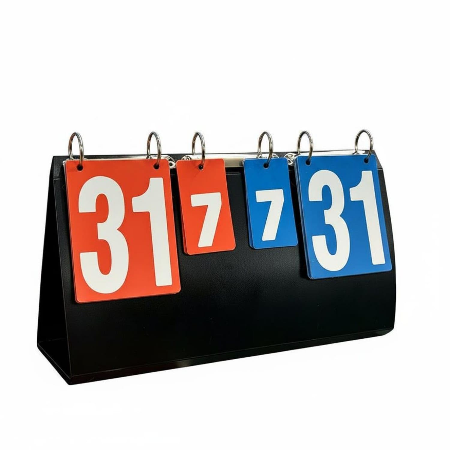 Water-Resistant Multi Sport Scoreboard Waterproof 34x34cm ABS | Manual Scoring Visibility Practical ABS 34x34cm-image-8