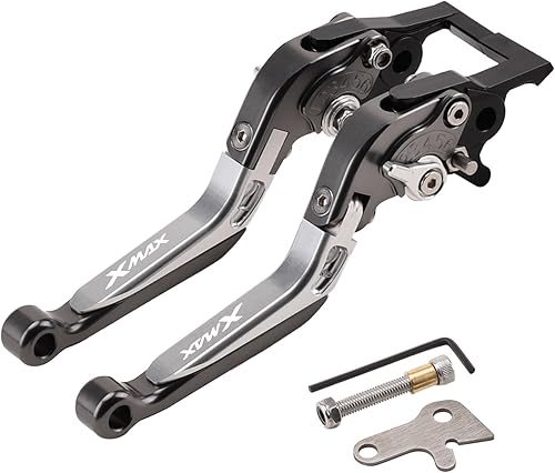 Miniatura 11 de Palanca de freno de embrague plegable ajustable para Xmax 125 250 300 400 XMAX250 XMAX300 2018 2023 (color : 7)