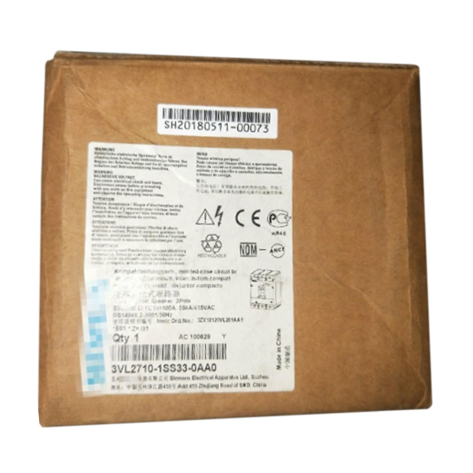 LYEUXHJPX 3VL2710-1SS33-0AA0 New and Sealed in Box 3VL27101SS330AA0 1 Year Warranty
