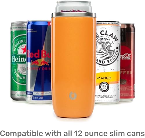 Miniatura 5 de SNOWFOX Insulated Stainless Steel Slim Can Cooler