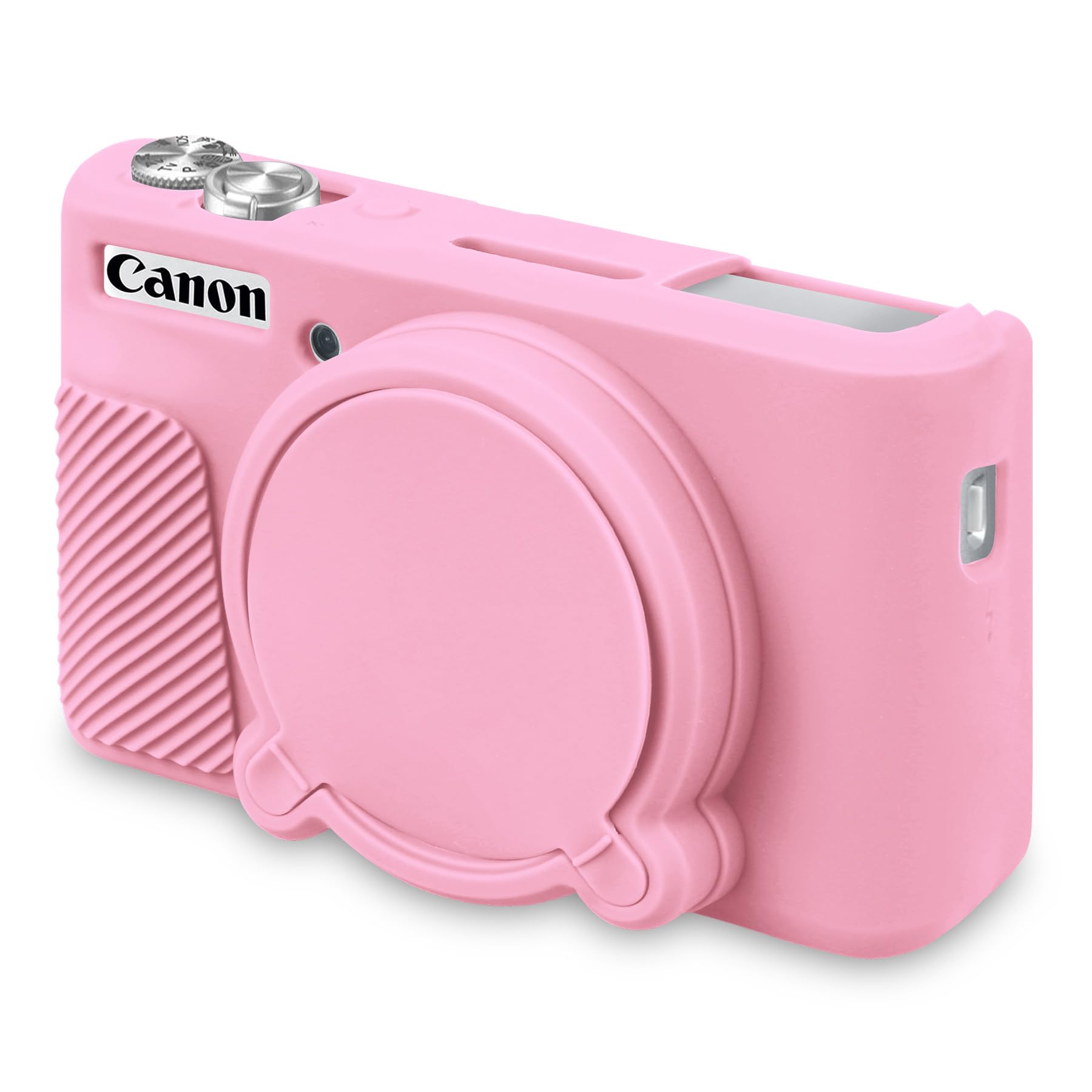 BOVKE Silicone Camera Case for Canon PowerShot SX740/ SX730 Digital Camera, SX740 Camera Soft Case Cover Rubber Camera Sleeve with Removable Lens