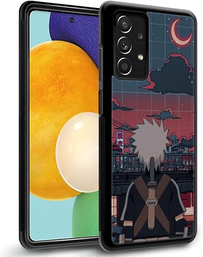 Miniatura 2 de DJSOK Funda compatible con Samsung Galaxy A32 5G, ADH003 Anime para niñas y hombres, patrón de protección contra caídas con funda de TPU suave para