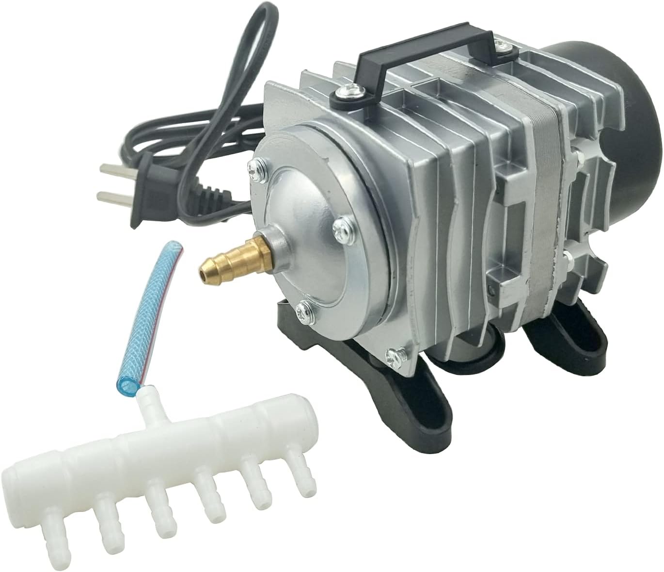 Venus Aqua ACO-001 Air Pump for Aquarium Fish Tank,Fish Farming Biofloc,Hydroponic Fish Tank Air Pump Bubbler Pond Aerator,Voltage :220V,Freq:50/60Hz, Power: 18W, Pressure:0.020MPa,Output:25L/min