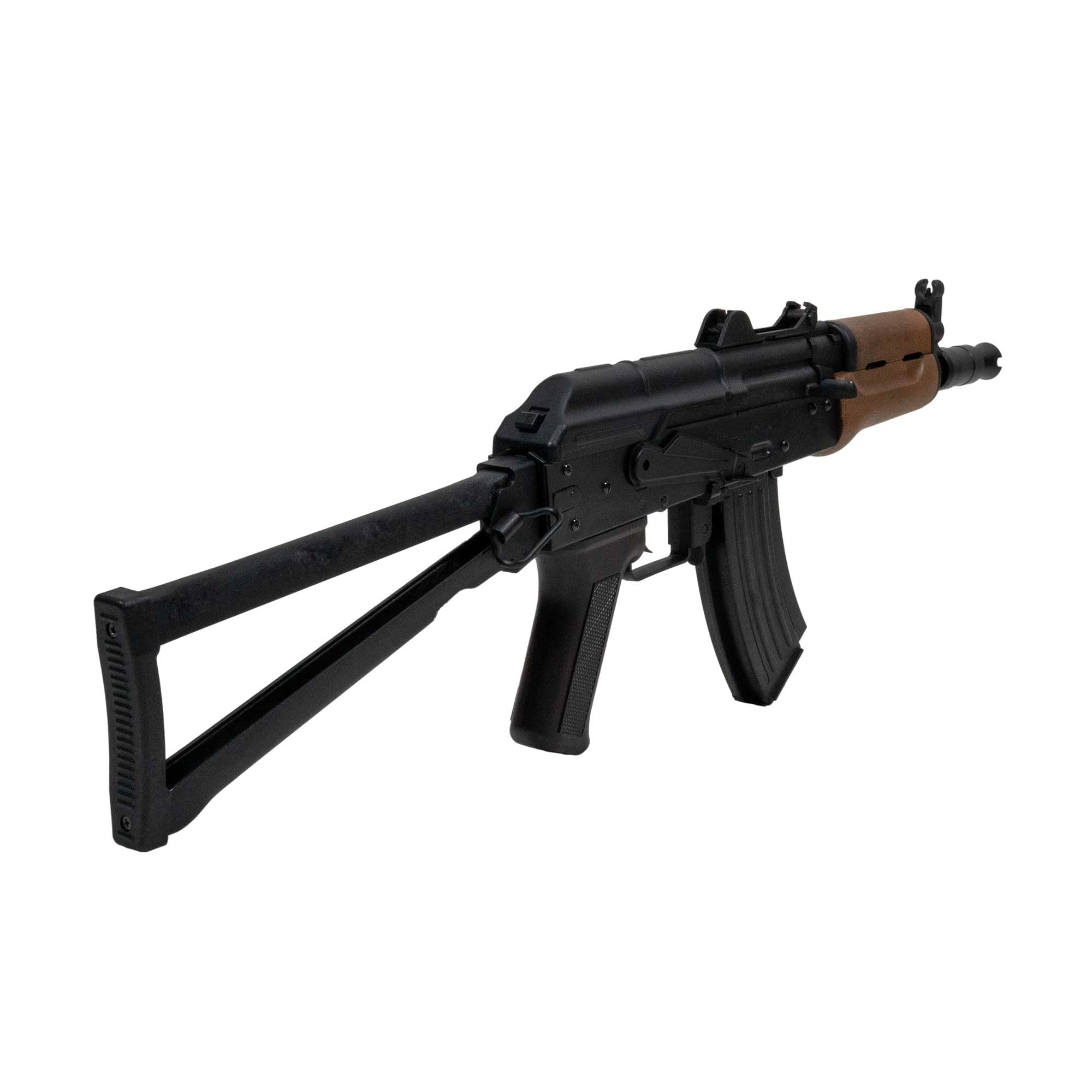 Pack Rifle Kalashnikov AKS-74U Airsoft/Material: plástico de Alta Resistencia/Potencia 0,7 Julios/Se suministra con Accesorios