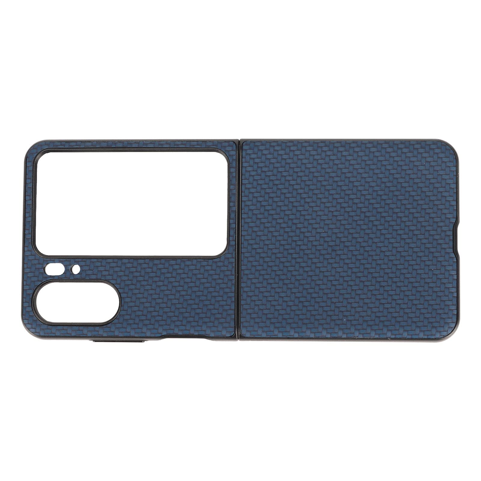Cocoarm Carbon Fiber Texture Case for Find N2 Flip (BLUE)