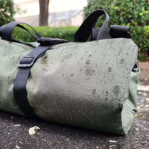 Bigomila Roll Up Tool Bag Portable Tool Organizer Bag Small Tool Sorting Storage Bag Multipurpose Tool Carrier Bag With 5 Separate Tool Pouches Hanging Tool Tote Tool Storage Bags (Khaki) #TOP4