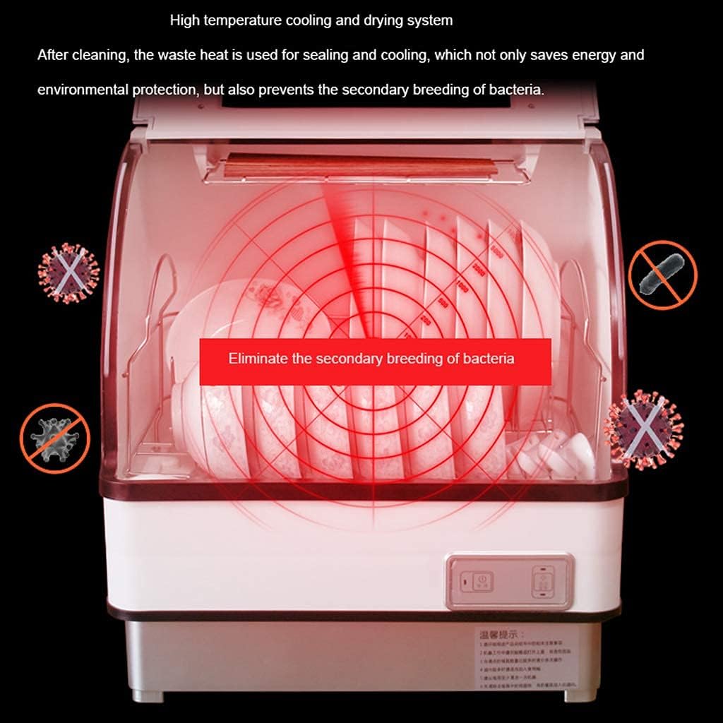 Mini Counter Top Dishwasher, Compact And Small Design, Automatic Portable Dish Washer, Energy Efficient Design, Low Noise Level