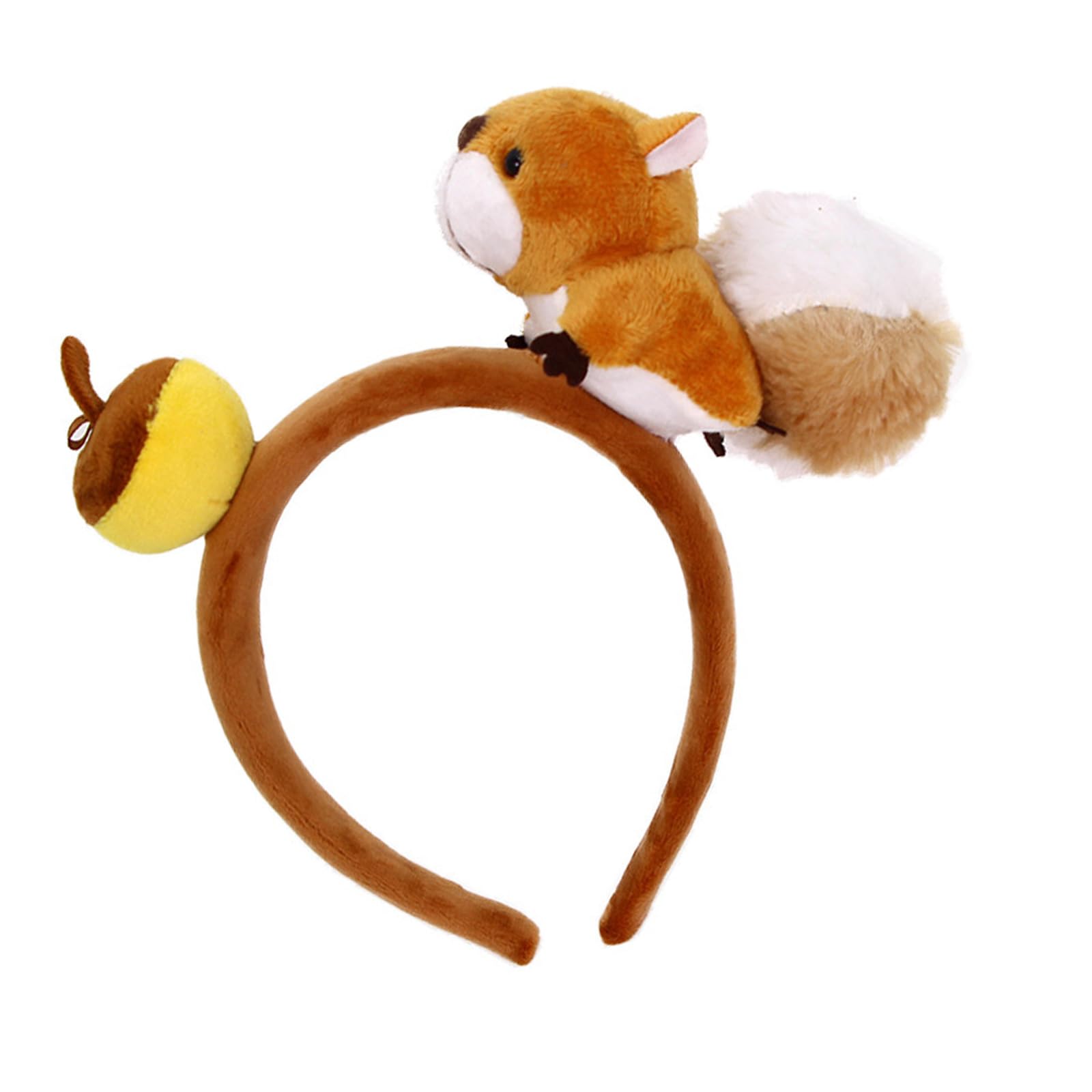 Apludoo Unisex Kids Squirrel Hairband Kids Squirrel Headbands Party Wear Headwear For Music Festivals Photo Props For Halloween Photography Cute Squirrel Acorn Headbands