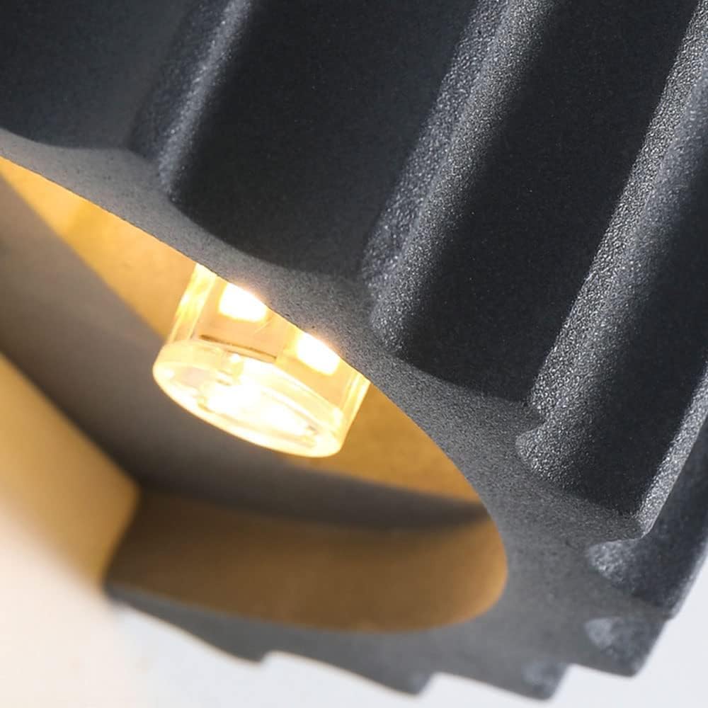 Decorazione Lampada da parete classica a LED verde con lampadina Lampada da parete Compatible with interni a 2 luci su e giù Lampade da parete moderne da comodino Compatible with camera da letto