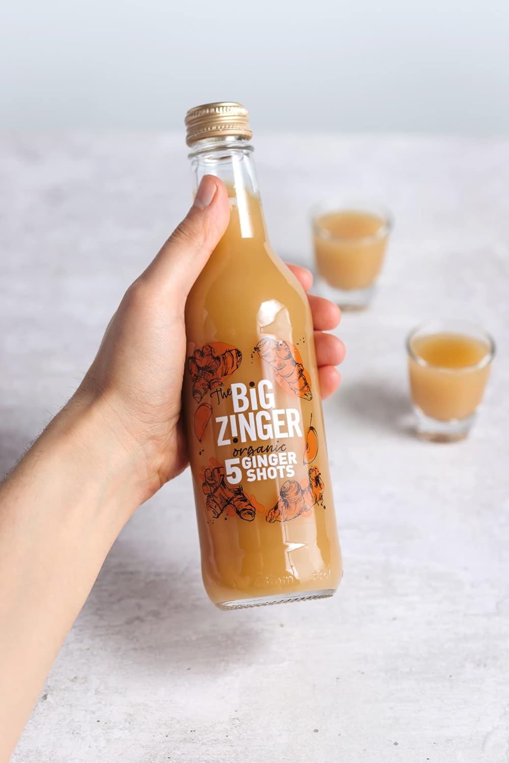 Buy Big Zinger Ginger 6x330ml 30 shots Organic plant based shots