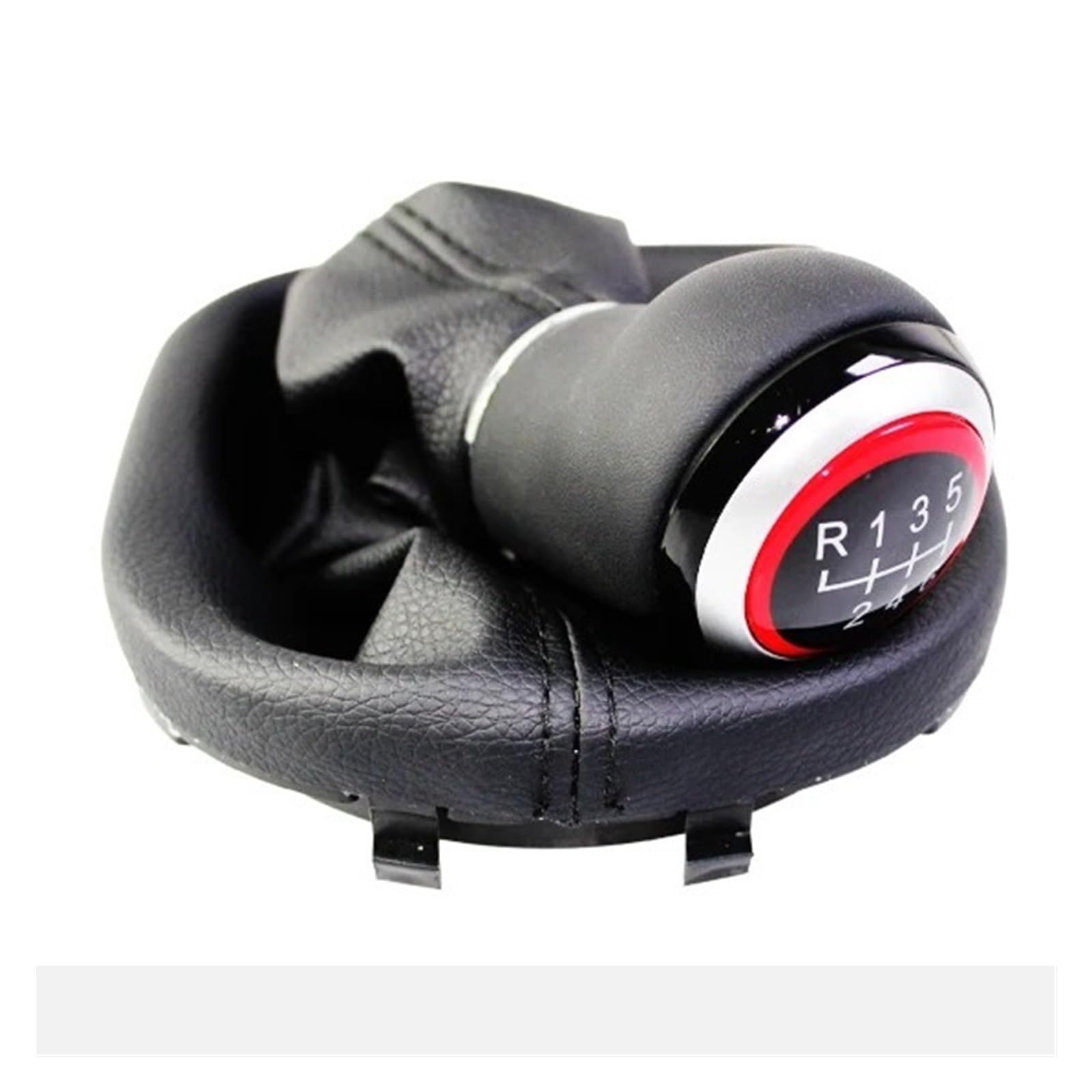 Dajmsuy 6 Speed For Vw For Caddy For Touran 5/ Gear Shift Knob With Leather Boot Cover Car Gear Shift(6 Speed)