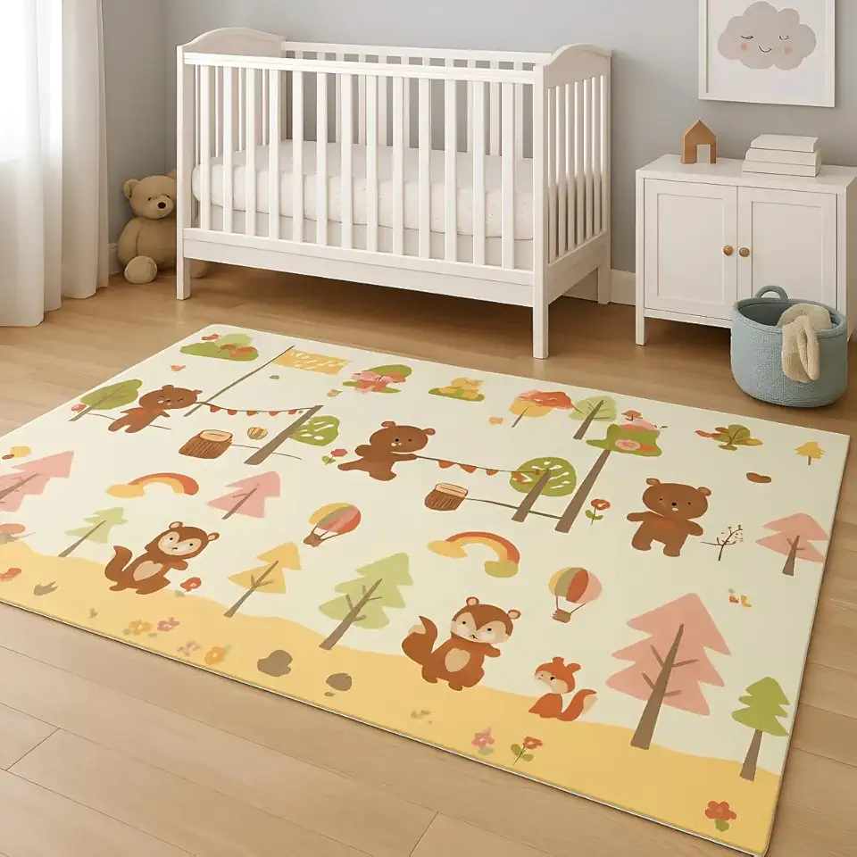 Tapete Térmico Infantil Tatame Dobravel Antiderrapante Dupla Face Unisex 150x200cm