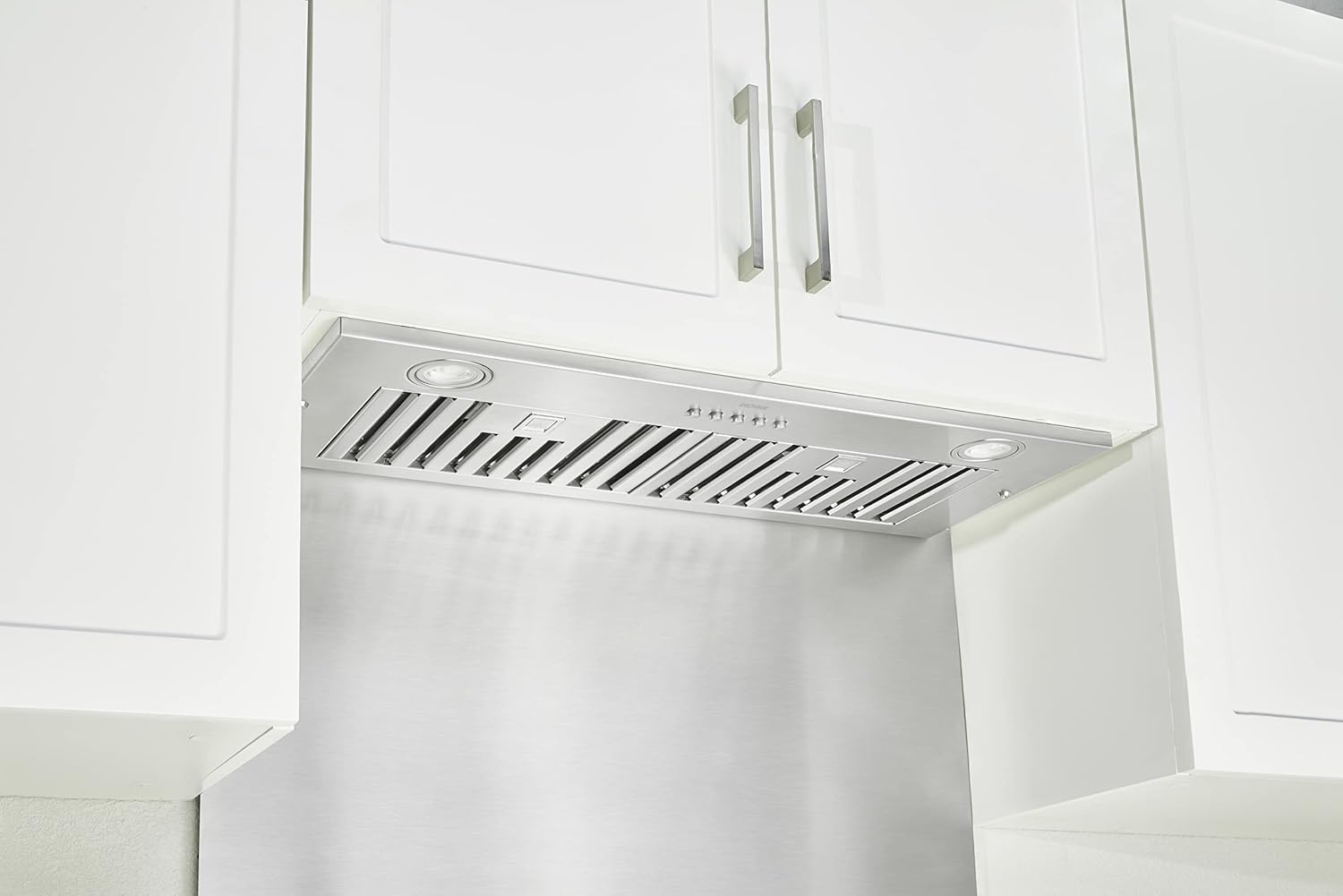 KOBE Range Hoods INX2930SQBF5002 Insert Range Hood, Stainless Steel