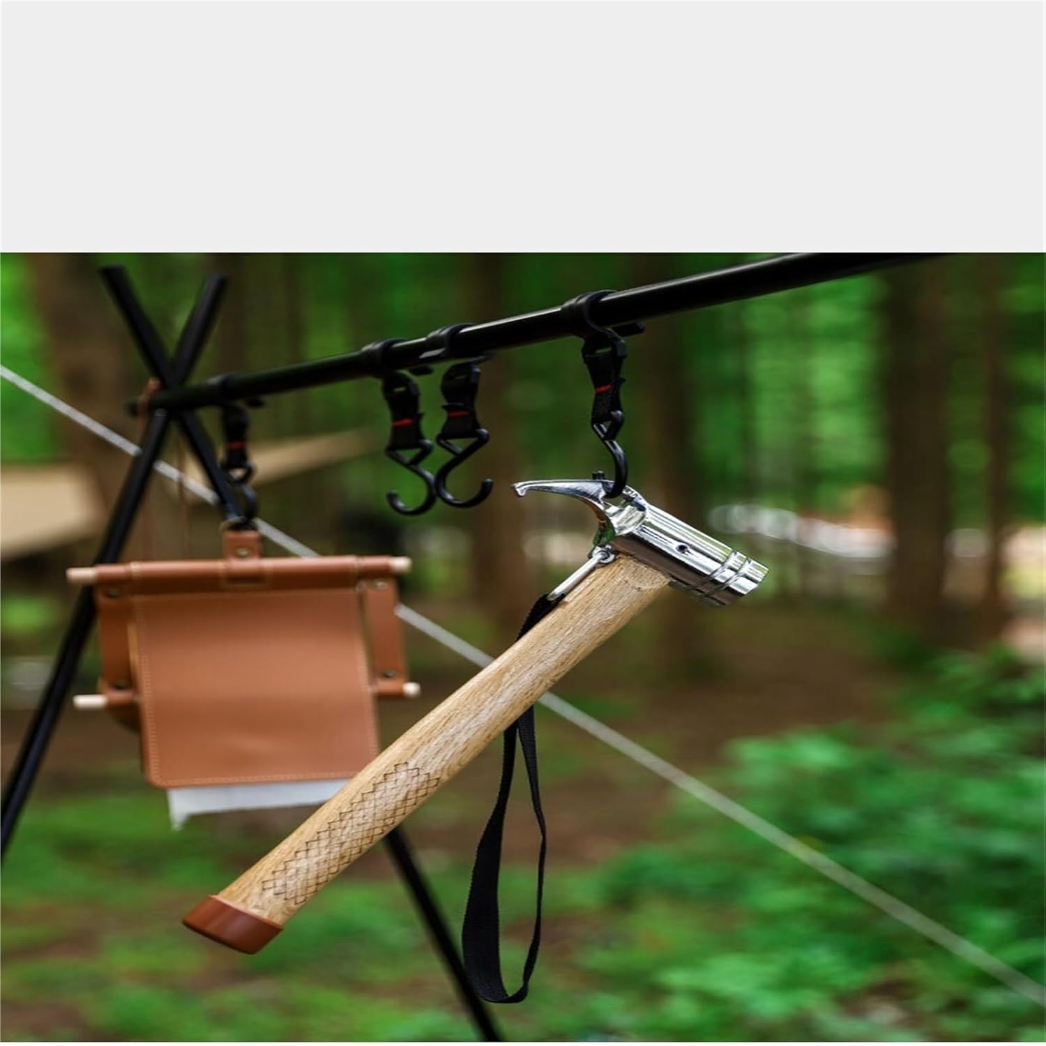 INLIMA Hammer Camping Hammer Outdoor Hand Tools Tent Canopy Household Nail Puller