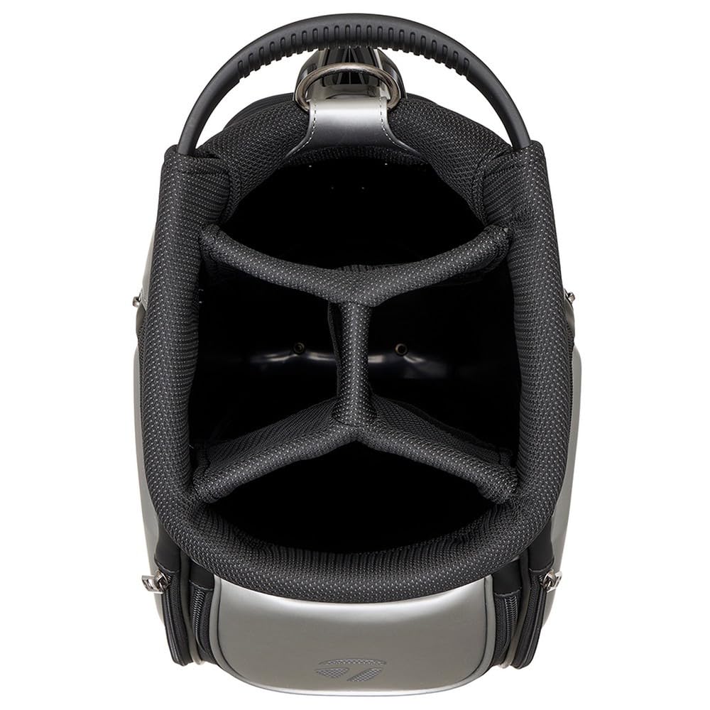 TaylorMade テーラーメイド ゴルフ キャディバッグ【ブラック】超美品！ A-コレクション キャディバッグ Black TL589 [47インチ対応 /4分割