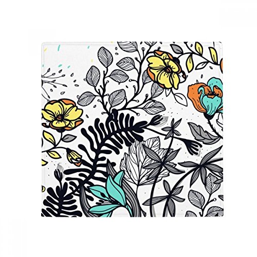 Tapis de sol carré camélia 60x60cm en polyester antidérapant - 2