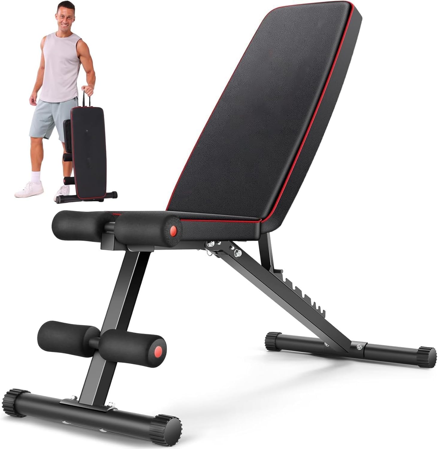 ANCHEER Foldable Adjustable Weight Bench Press for Kenya Ubuy