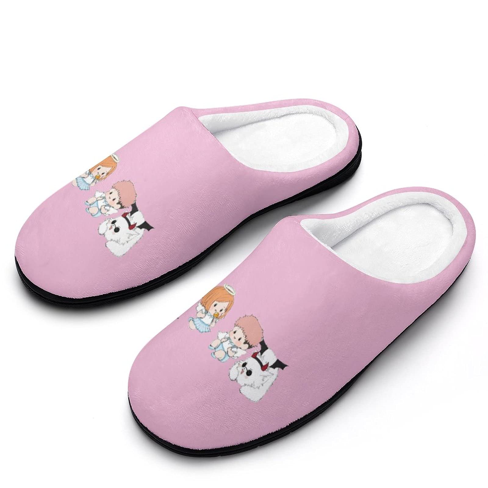 Amazon Co Jp レディース スリッパ 室内履き じゅじゅつかいせん 綿のスリッパ ハウススリッパ かわいい 通気性 部屋用 オフィス用 ルームシューズ 来客 スリッパ シューズ バッグ