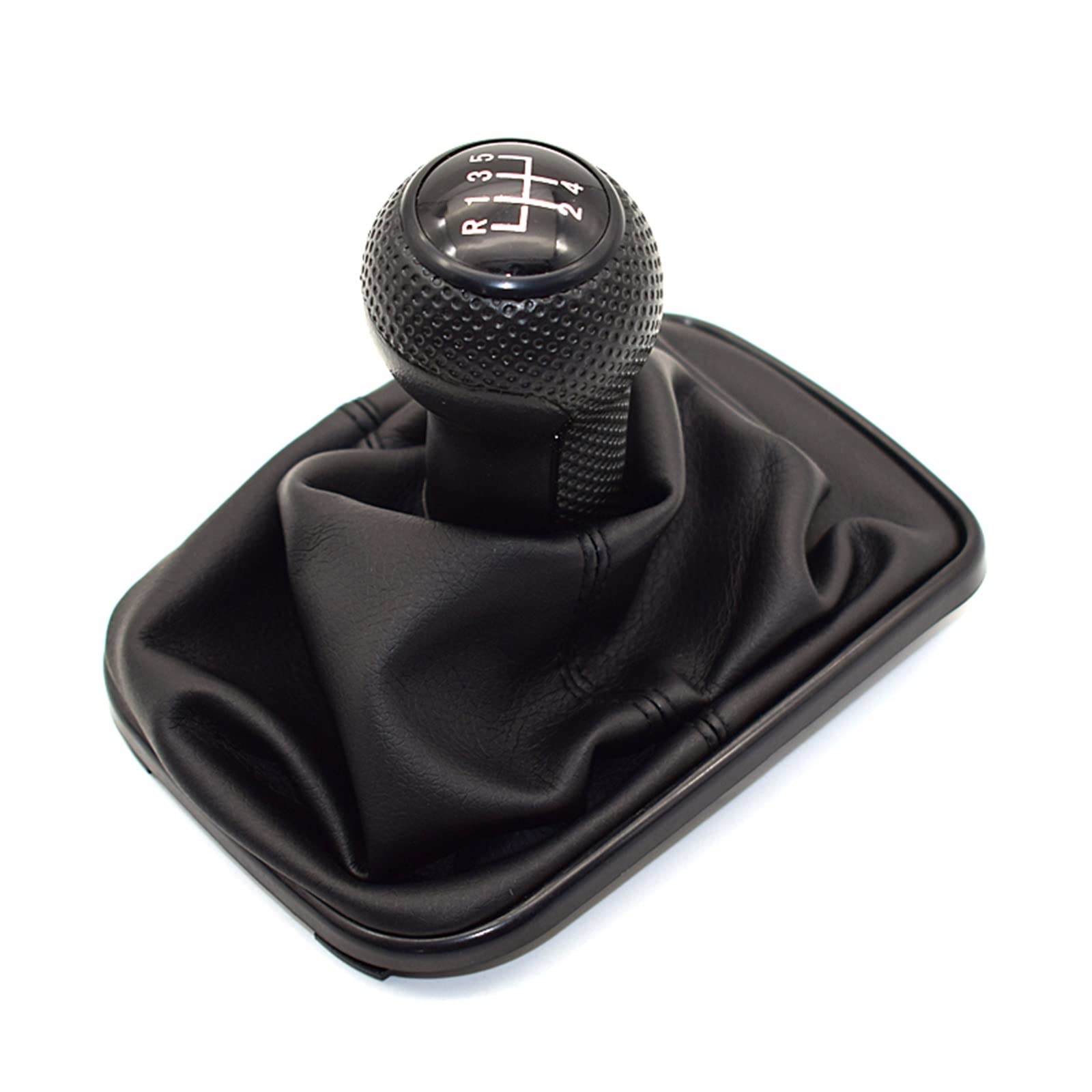 Wxnlbb 5 Speed-02 Compatible With Volkswagen Vw 1999-2004 Golf 4 Iv Mk4 Gti R32 Bora Jetta Mt 23Mm 5/6 Speed Car Gear Shift Knob Lever Shifter Gaitor Boot(5 Speed-02)