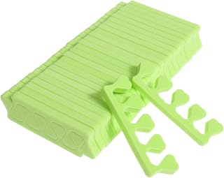 CALLARON 100 Pairs Disposable Sponge Toe Separator Bulk Sponges Foam Sponge Nail Protector Toe Streightener Nail Art Finger Toe Nail Separator Foot Valgus Protector Fingers Separators Man