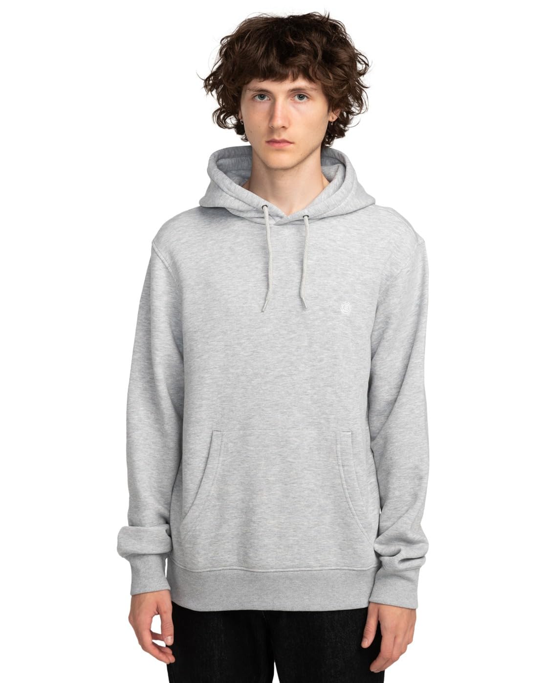 Element Icon Embroidery Pullover Hoodie - Mid Grey Heather -  M