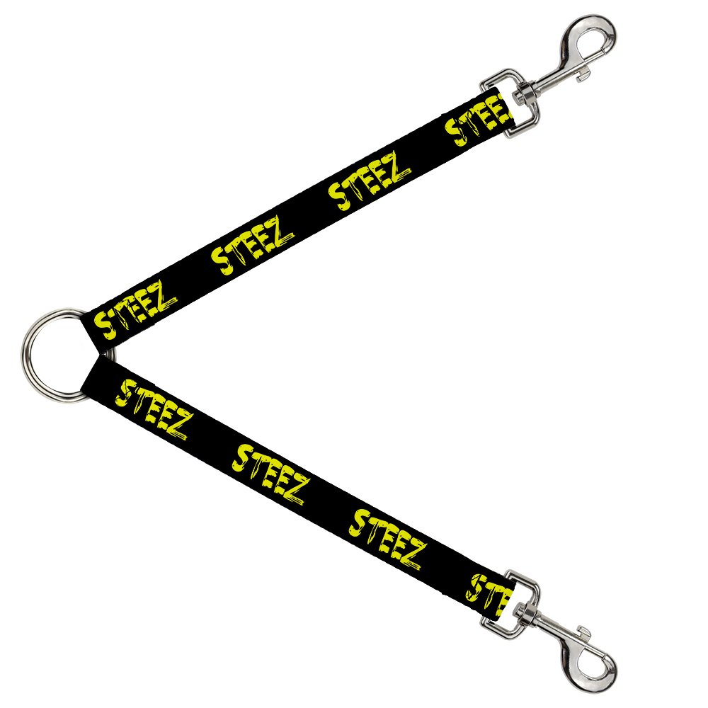 Correa divisoria Buckle Down de acero cepillado resistente DLS-W34536 negra