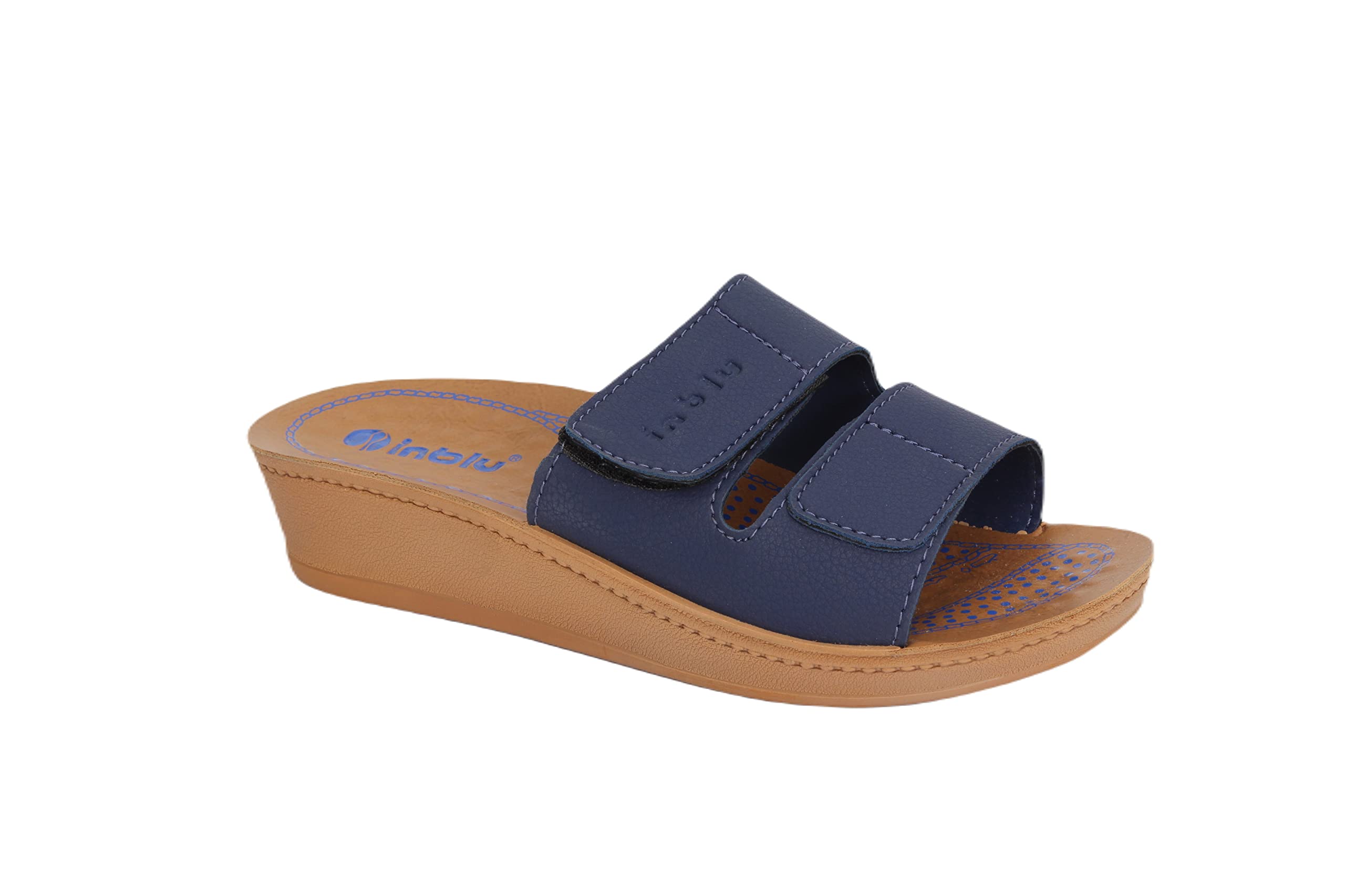 inblu Stylish Fashion Sandal/Slipper for Women | Comfortable | Lightweight | Anti Skid | Casual Office Footwear (WO06_BLUE_35) (B0B84SZZ2G) Amazon Price History, Amazon Price Tracker
