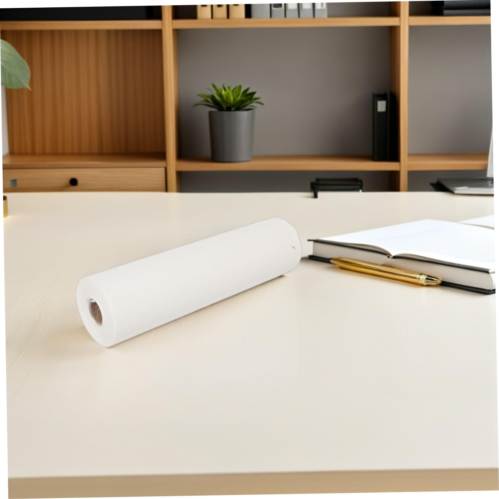 Veemoon Rollo de Papel de Arroz para Caligrafía China 35cm X 50m con Material Engrosado y Diseño en Rollo Adecuado para Exposiciones y Uso Doméstico