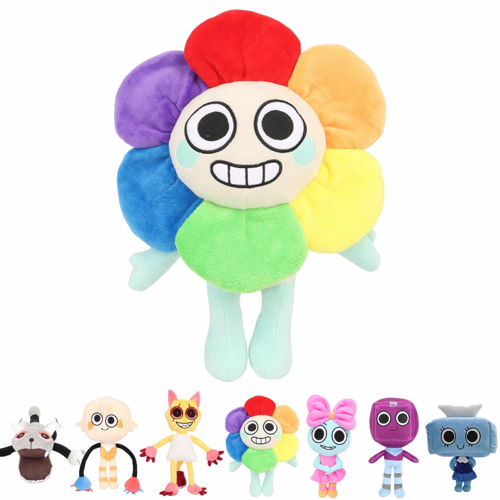 Seksui Dandy Horror Games Plush, 13.8" World Plushies Toy for Boys Girls Soft Stuffed Animal Pillow Doll Gift for for Birthday Halloween Thanksgiving Christmas