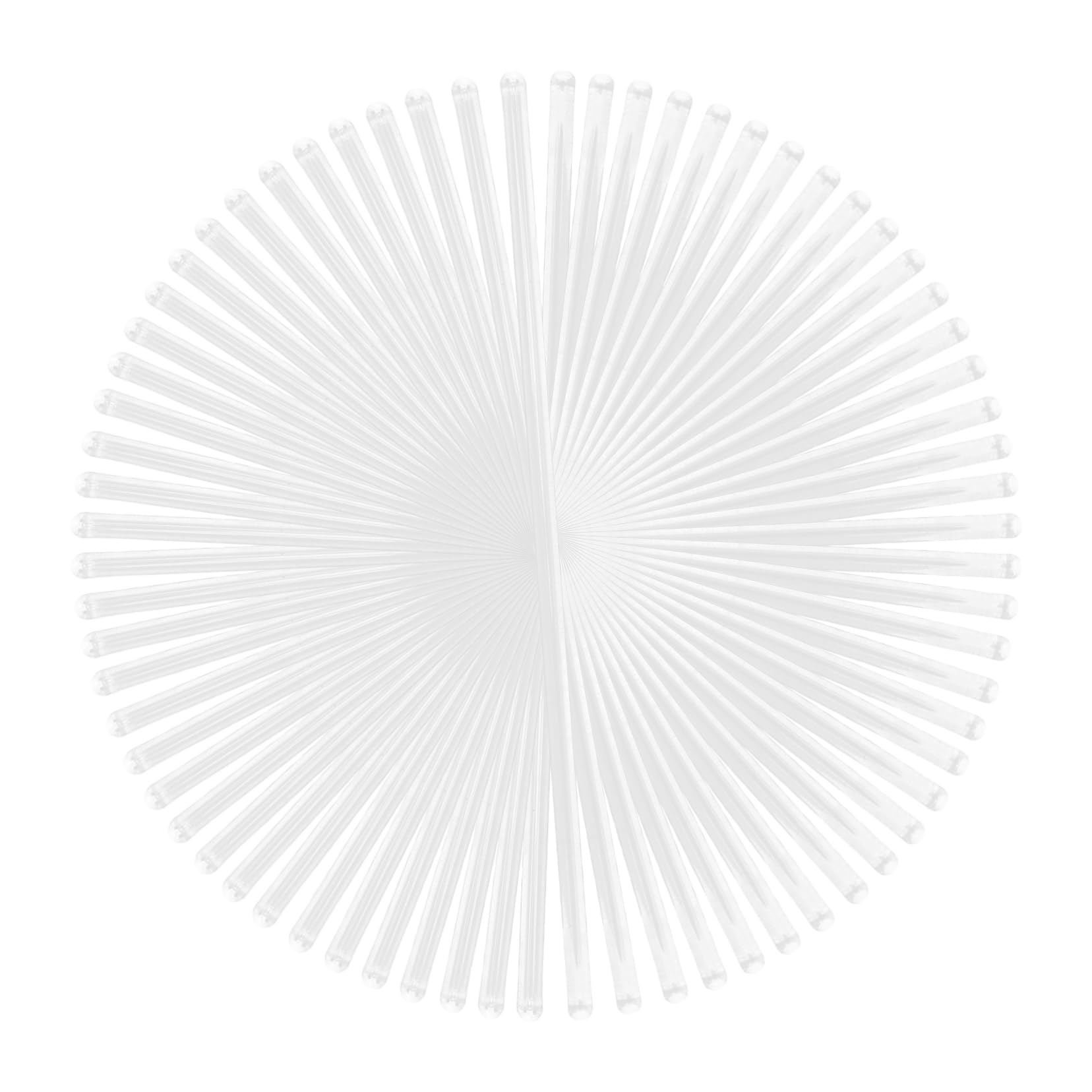 ROMISBABA 50pcs Stirring Rod Glass Stirring Rods Glass Rod Stirring Rods Glass Rods Glass Stir Rod Glass Stirrer Sticks Glass Stirrer Rod