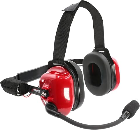 Rugged Radios NASCAR-Linkable Behind-The-Head Headset (H80 Model)